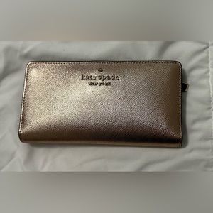 ♠️ KATE SPADE ♠️ Stacy slim bifold wallet in Rose Gold